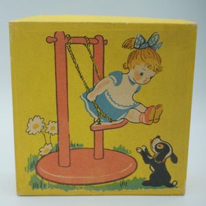 Woodblock 1950 puzzle Toy