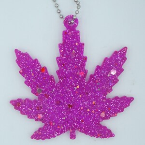 Glitter Bomb Leaf Key Chains - ohiohippies.com