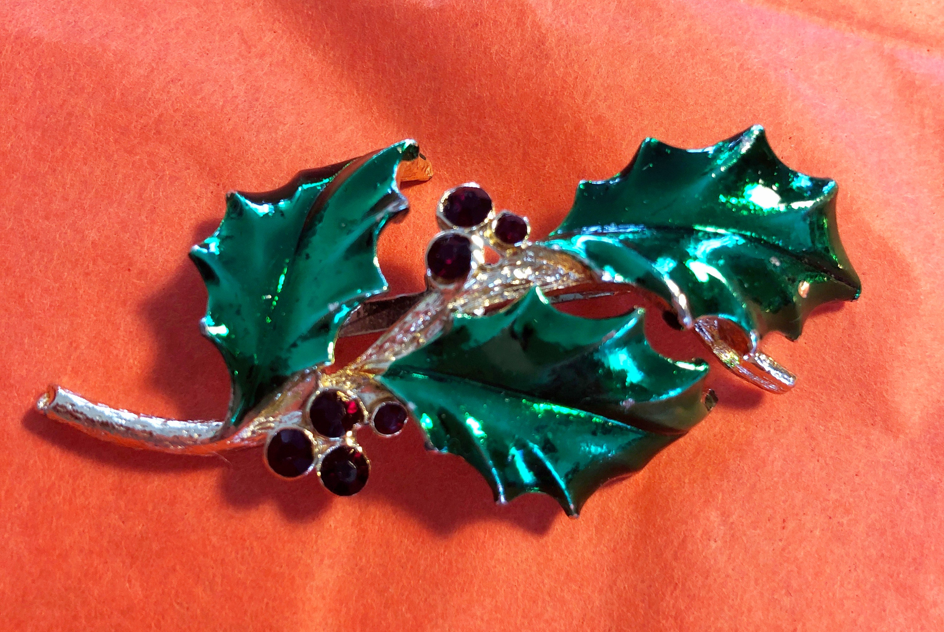 Vintage Christmas Pins Set of 4 Etsy UK