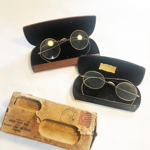 Antique eyeglasses 1920's