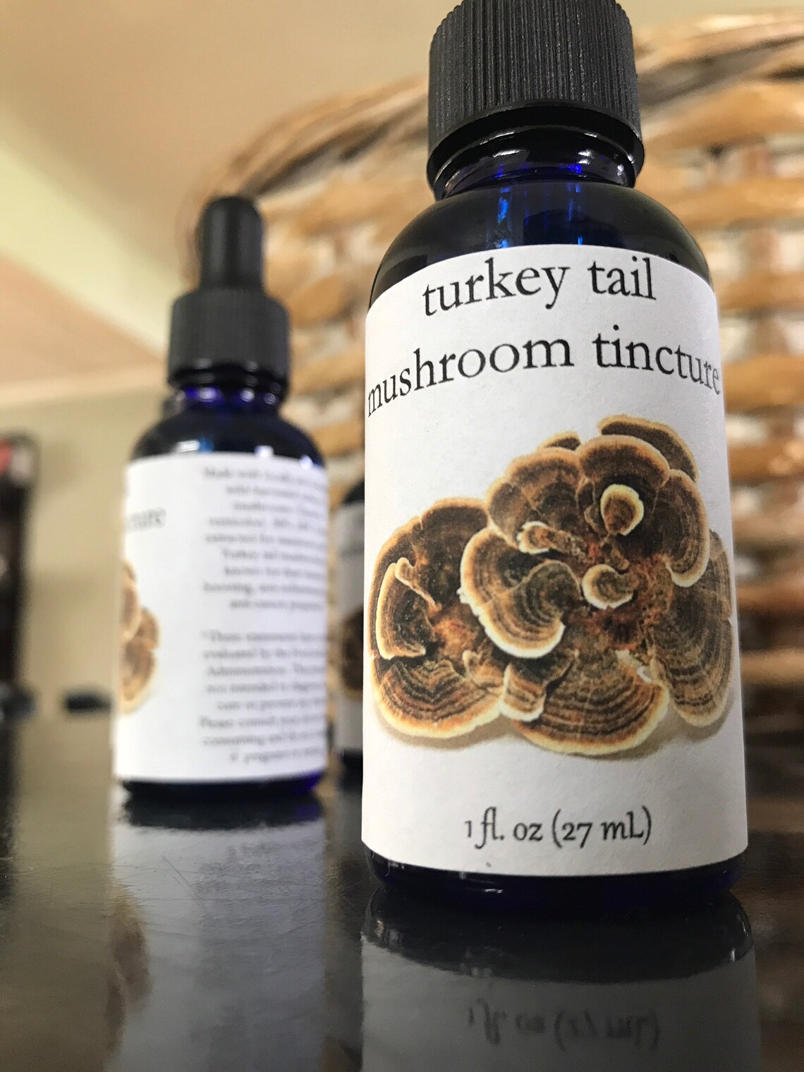 Turkey Tail Mushroom Tincture 1 fl. oz. Etsy