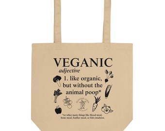 Veganic Definition Bag, Vegan, Organic Cotton