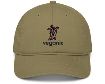 Veganic Plantiful Farm Logo Hat, Vegan, Organic Cotton
