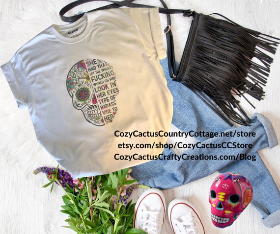 Sugar Skull Teesugar Skull T Shirtsugar Skull Clothingsugar Etsy Sugar Skull Teesugar Skull T Shirtsugar Skull Clothingsugar Etsy