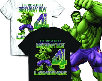Download Hulk Birthday Shirt Etsy