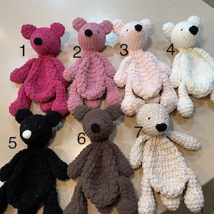 Crochet Teddy Bear, Bear Amigurumi, Baby Snuggler