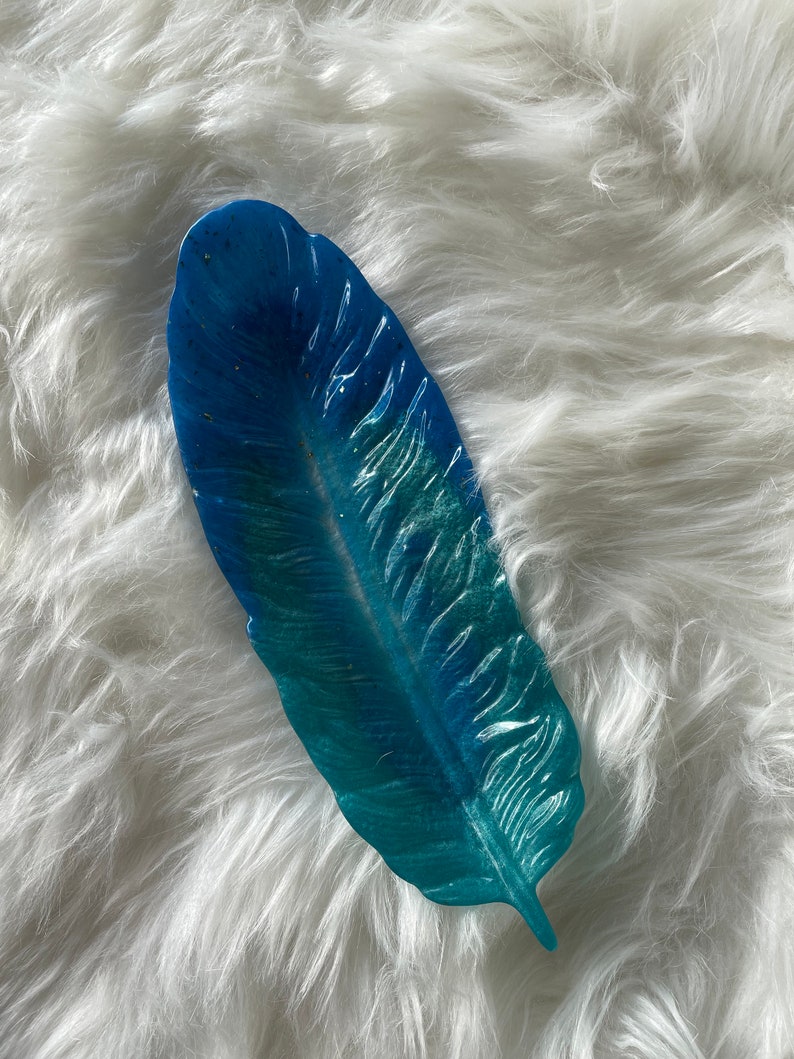 Resin feather tray