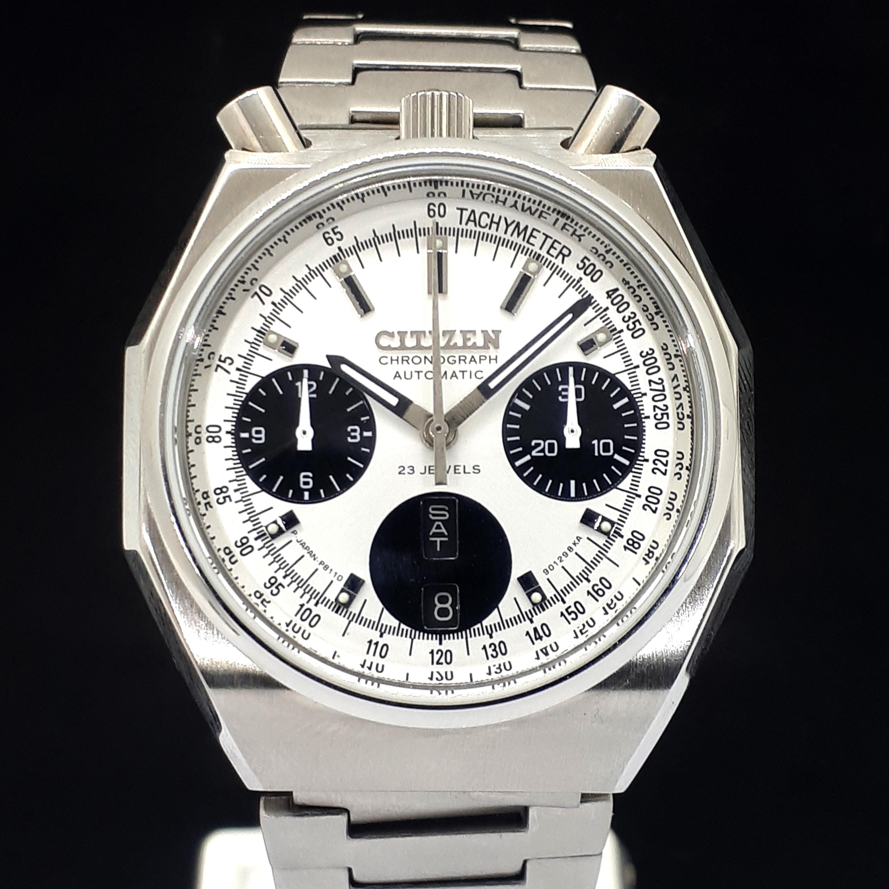 Citizen chronograph automatic 23 jewels bullhead hotsell