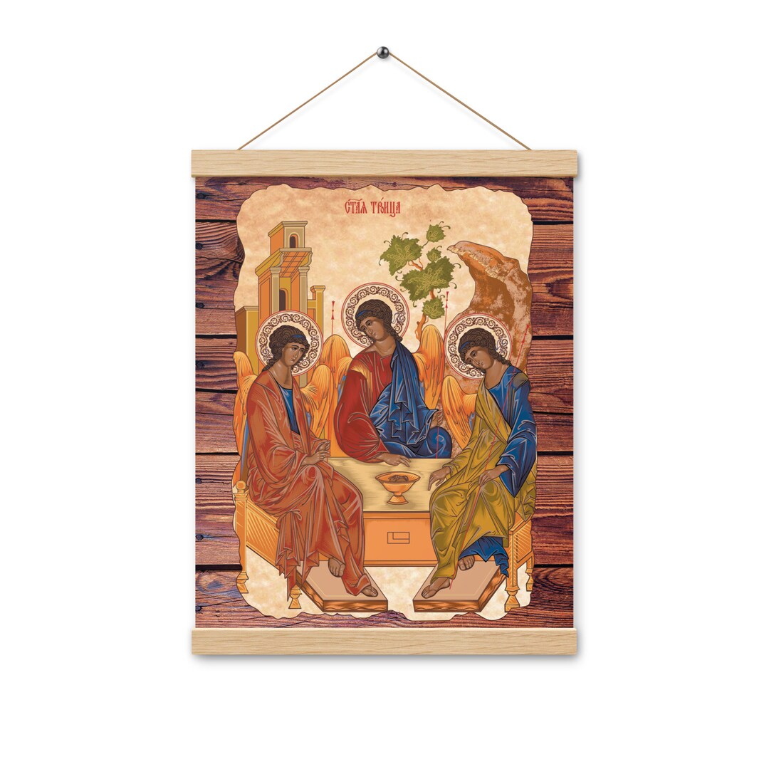 The Holy Trinity Icon by Andrei Rublev,three Angels From the ...