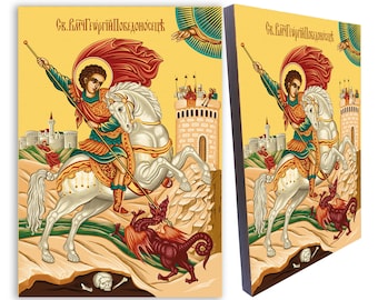Icona Di San Giuseppe, Icona Greco-ortodossa Fatta A Mano Di San Giuseppe Il Proposo, Arte Bizantina Da Appendere Alla Parete, Regalo Religioso 7x10cm