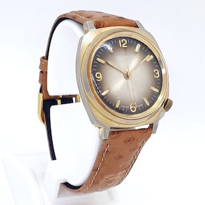 Vintage Pilatus De Luxe Swiss Made Mechanical Watch - Gold Plated