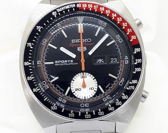 Vintage Seiko 5 Sports 6139-6030 Pogue: JDM Coke Bezel Chronograph