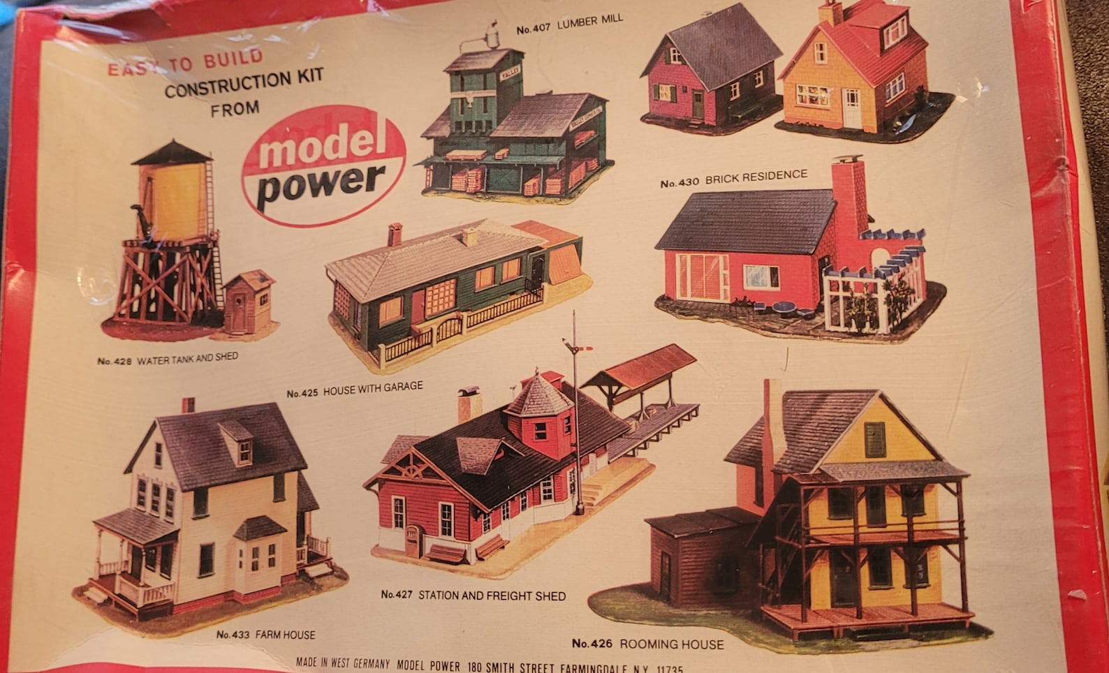 Model Power HO Scale House with Garage NIB Kit Etsy