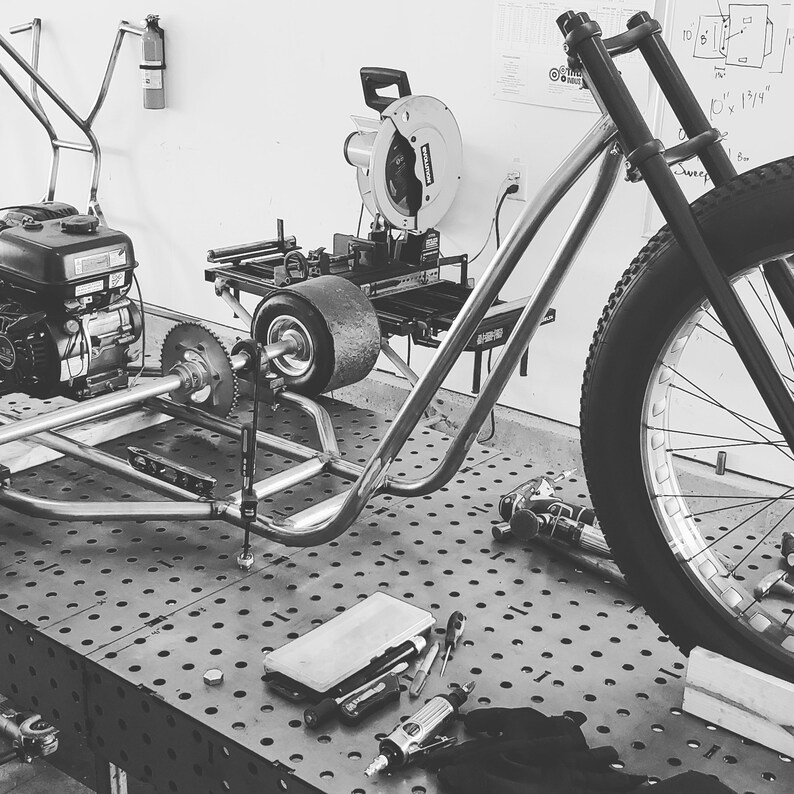 26 Fat Tire Drift Trike Frame Kit DIY Etsy