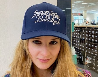 Imperfection is Beautiful Navy Cap