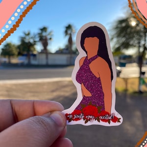Selena Die Cut Sticker|Mexican Culture Sticker|Water Bottle Sticker| Cultural Sticker|Weatherproof Sticker|Laptop Sticker|