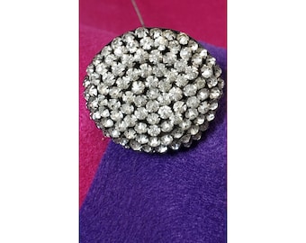 Antique vintage rhinestone hat pin