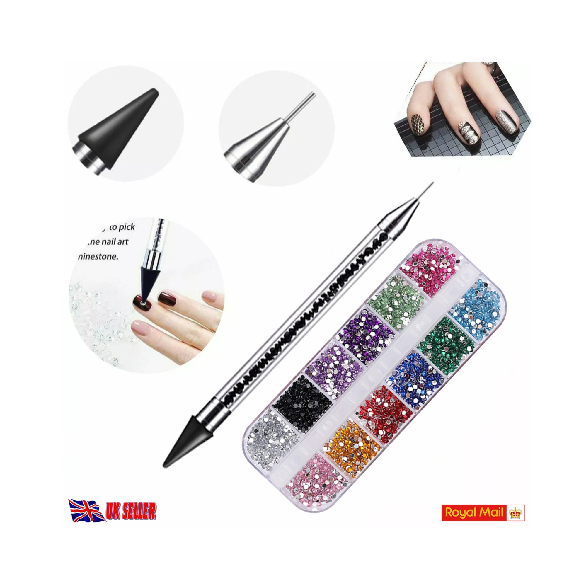 CHOOSE COLOR 1000 2mm Flatback Resin Rhinestones Ss6 Faceted Round Bling  High Quality Embellishments DIY Deco Bling Kit Nail Art Jewels 