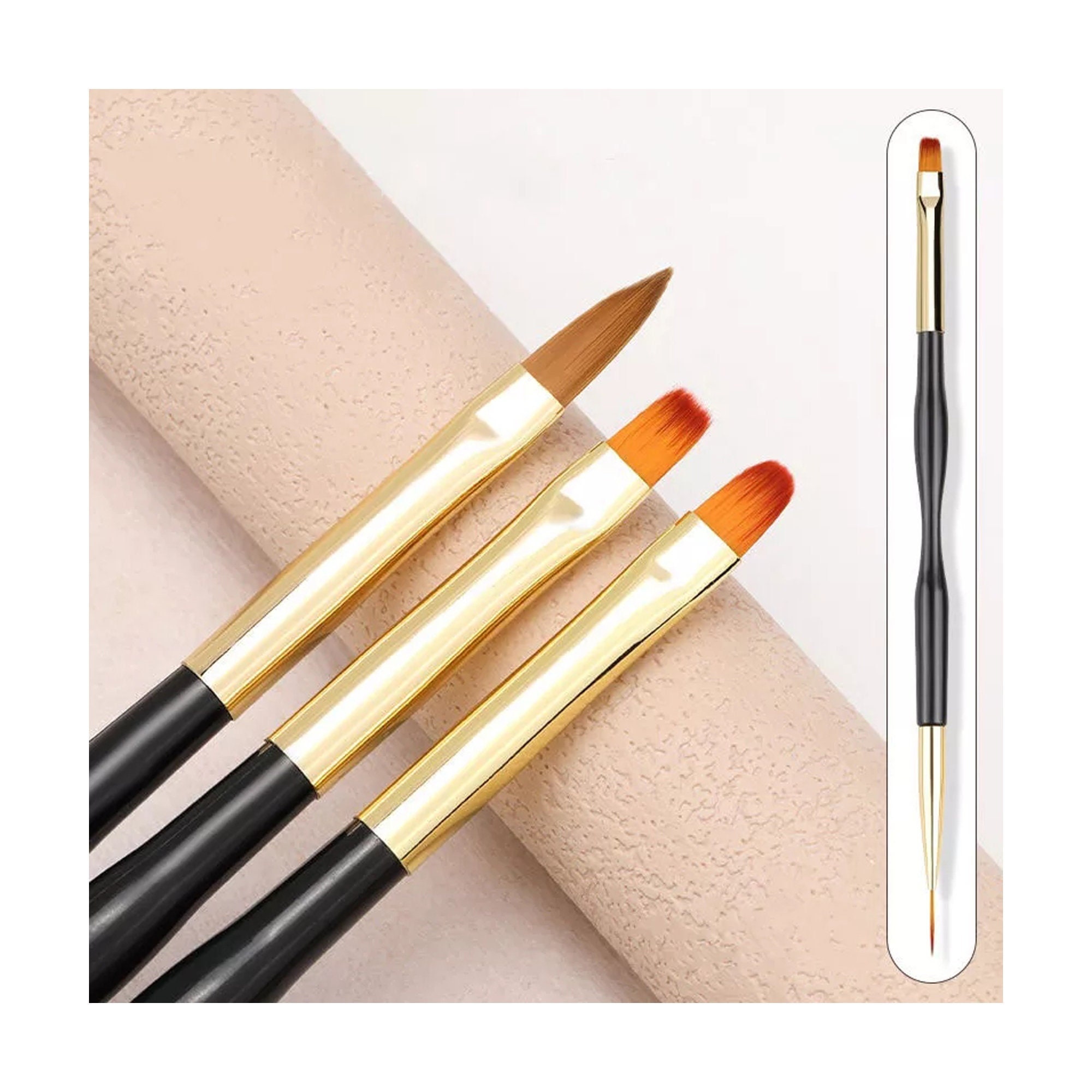 6 Pcs Nail Pen Nail Brush Nail Drawing Pens Watercolor Liner Brushes Nail  Art Brush Dotting Nail Paint Brush Nails Kits Nail Paint Design Brush