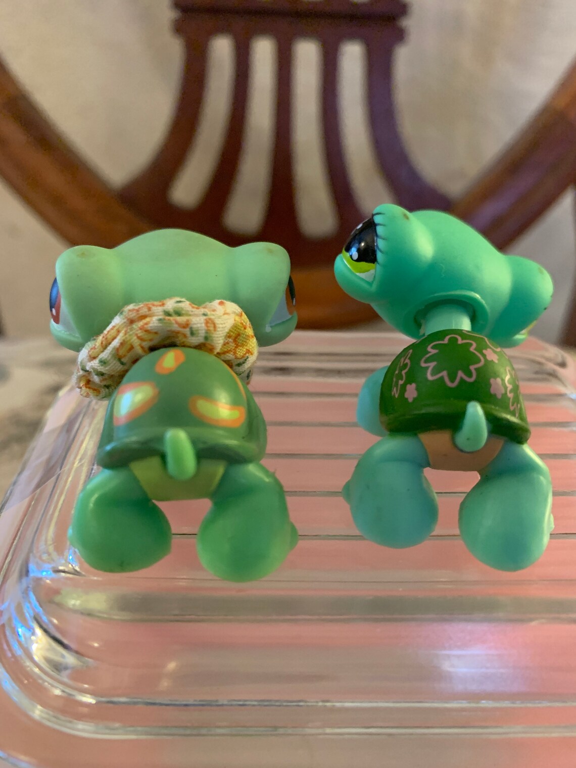 LPS Two of the Littlest Pet Shop Turtle Figures Etsy UK
