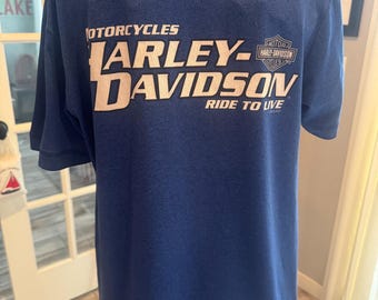 Highly Popular Harley Davidson Man’s Navy Blue T Shirt!