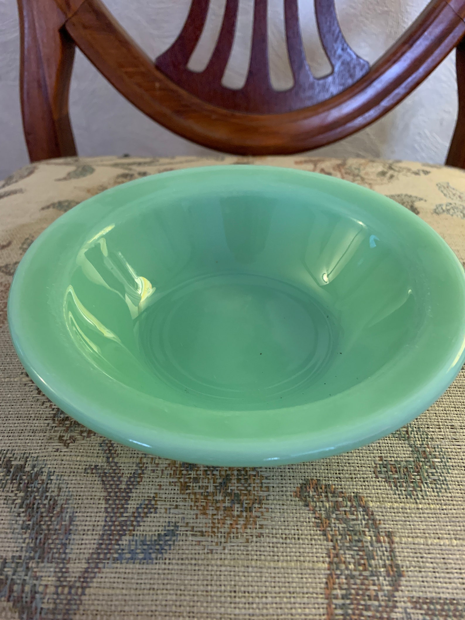 Fire King Jadeite Restaurant Ware Flanged Bowl Etsy