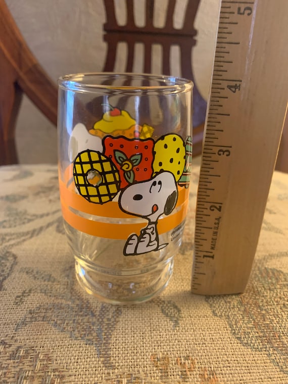 Snoopy & Woodstock Advertising Collectible Shot Glass 