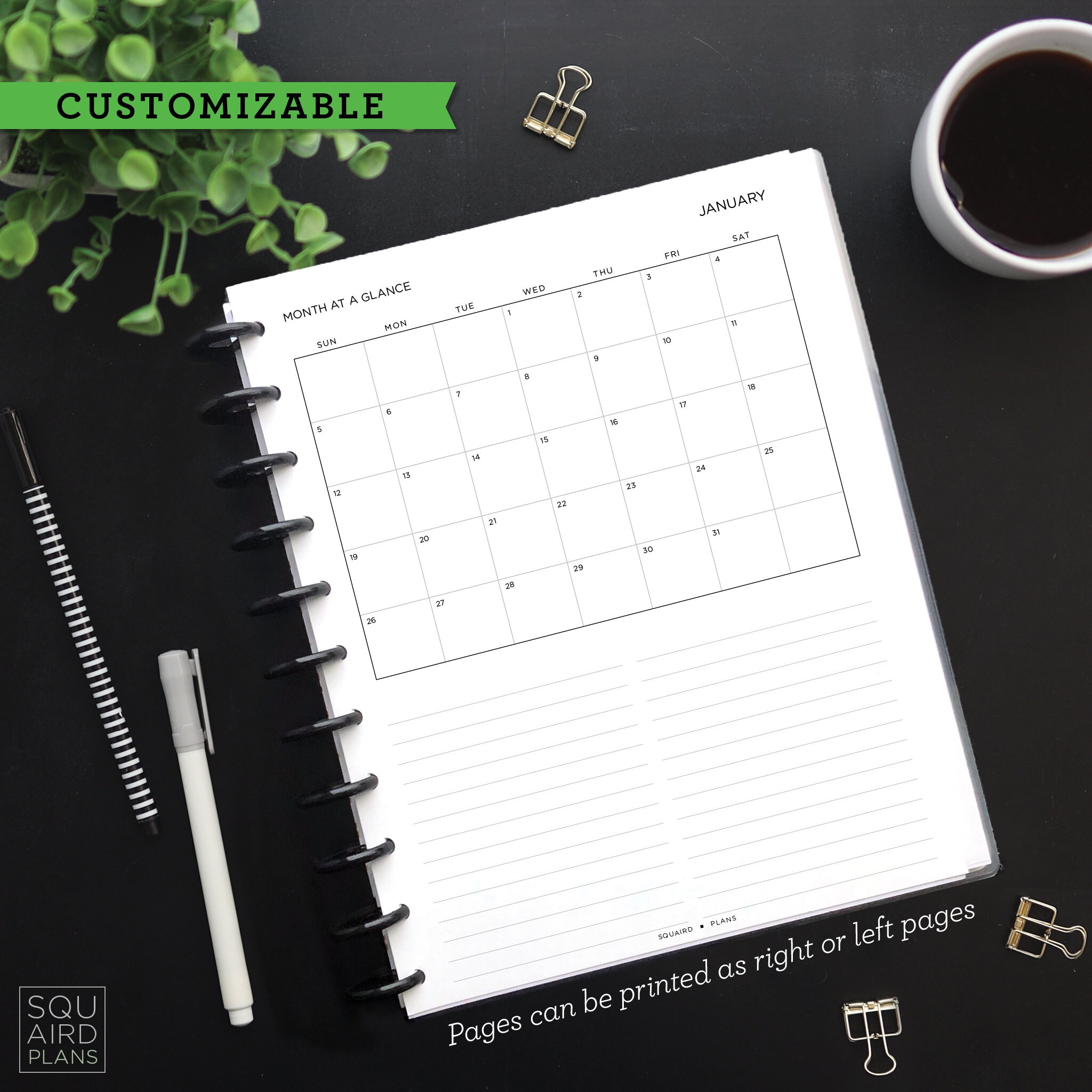 2025 Budget Planner Printable • Overview Layout for Yearly & Monthly ...
