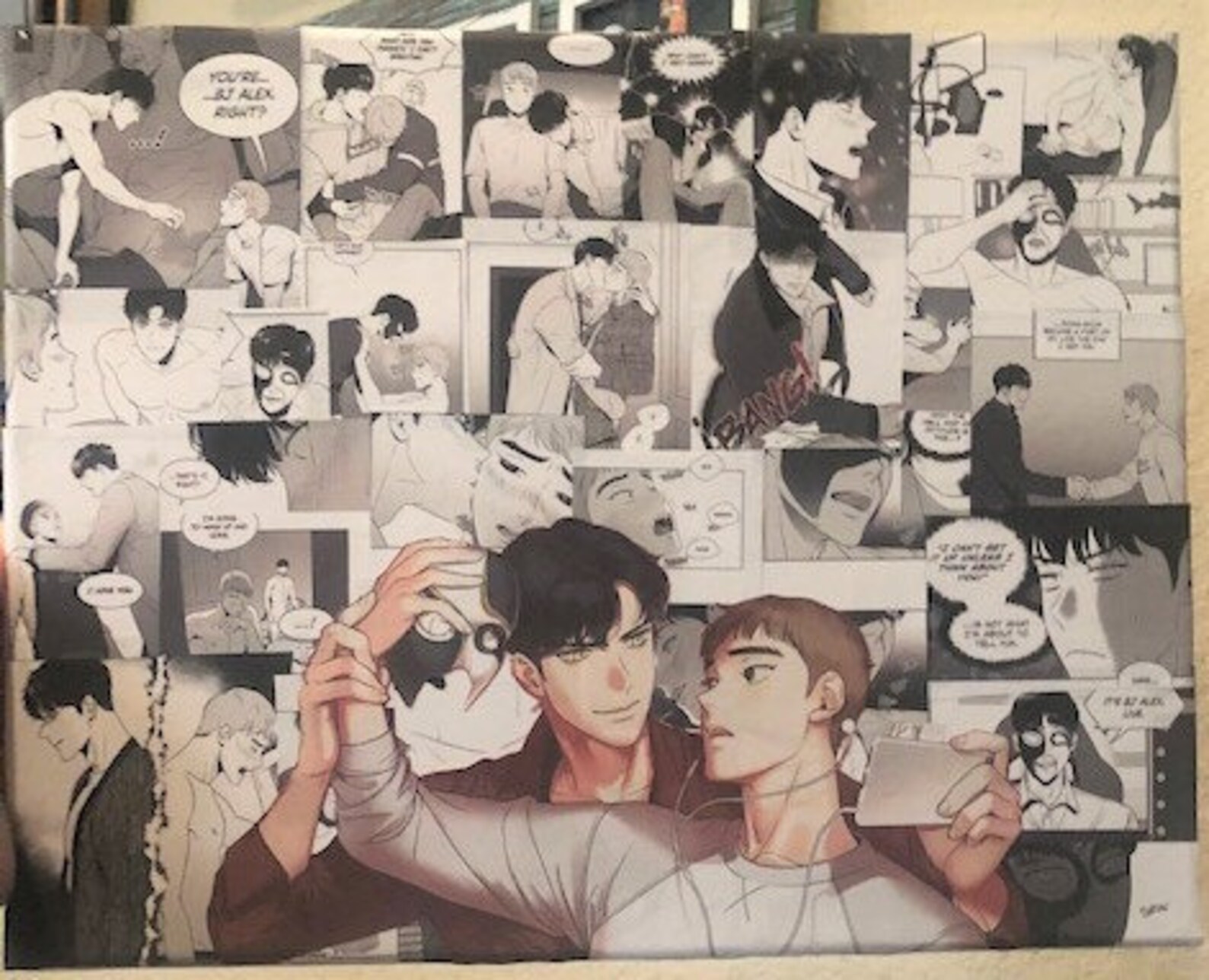 BJ Alex Yaoi Collage Canvas | Etsy