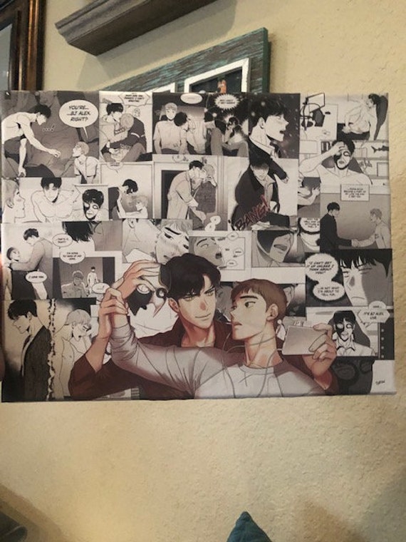 Bj Alex Yaoi Collage Canvas Etsy Bj Alex Yaoi Collage Canvas Etsy