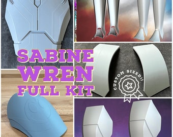 Full Kit Sabine Wren/ Mandalorian/ Ahsoka Season 1 Full Armor Kit/ Halloween Costume/ Custom Sized