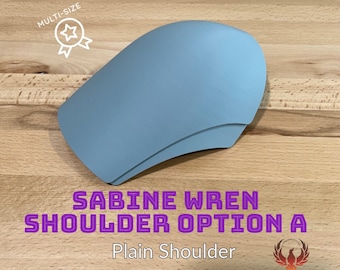 Sabine Wren Shoulder Armor, Ahsoka Season 1, Plain Pauldron (Option A)