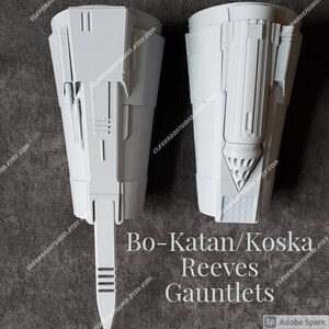 Bo-Katan, Koska Reeves Mandalorian Gauntlets, Bracer, Vambrace