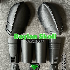 Full Kit Baylan Skoll/ Ahsoka Season 1 Full Armor Kit/ Mandalorian/ Halloween Costume/ Custom Sized/ Wearable