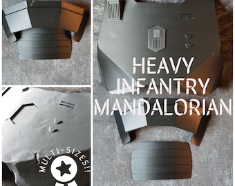 Heavy Infantry Mandalorian Paz Vizsla Chest Armor, Mandalorian, Mandalore,