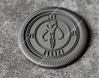 ミソサウルススカルバッジ ステンレススチール コールドキャストフェンダートレイルバッジ 交換用 面白いオフロード