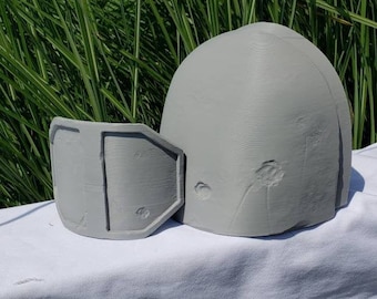 Heavy Infantry Mando Left Shoulder Armor Mandalorian Costume Battle Damaged Version. Made in USA