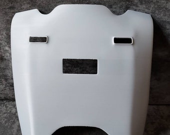 Armadura de placa trasera estilo Fett, se puede personalizar en tamaño, fabricada y enviada desde EE. UU.