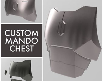Custom Mandalorian Chest Plate. AEA Chest Armor, AlterEgo, Paz Vizsla, Din Djarin, Heavy Scout Variant, Post Imperial, HIM