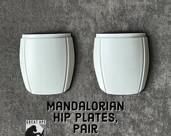 Armadura de placas de cadera mandaloriana, tamaño personalizado, fabricada y enviada desde EE. UU.