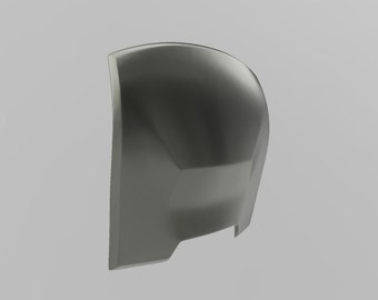 3D Printed Mandalorian Back Armor Plate, Custom Sized