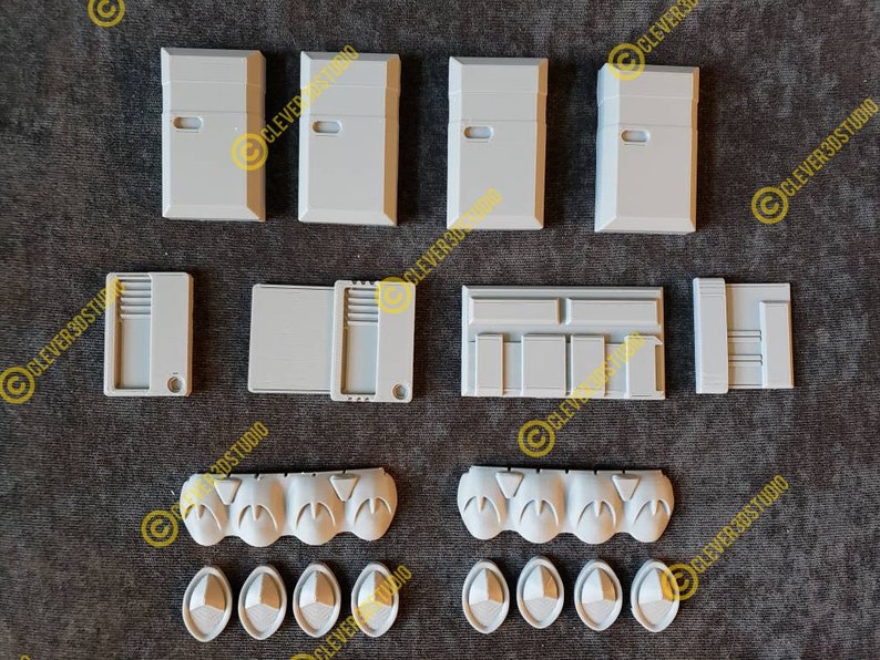 Boxes Knuckle Covers accessories cylinders Cara Dune Belt Greebles detonators