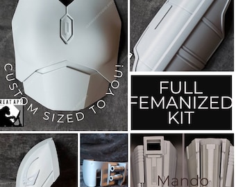 Feminized-Style Din Djarin/ Mandalorian/ Season 2 Full Armor Kit