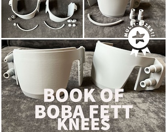 Book of Boba Fett Knee Armor, 3D Printed Cosplay