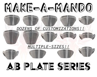 Placa de pecho mandaloriana personalizada Make-A-Mando, para la serie de armadura de pecho mandaloriana personalizada, Chamanleon_FX