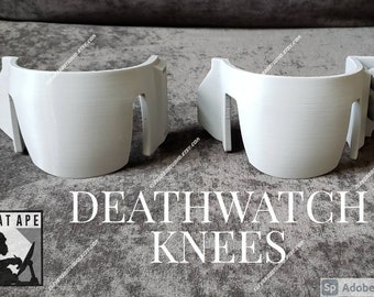 Deathwatch Knees, left and right, various sizes, death watch, Mandalorian knee