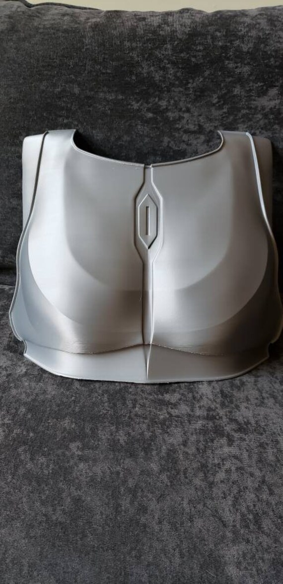 Female Mandalorian Chest Plate Armor Custom Sized Etsy