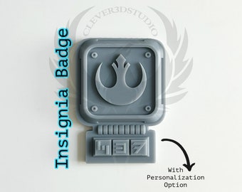 Insignia Cosplay Badge, mandalorian, droid, imperial, new republic