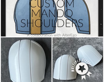 Custom Mandalorian Style Shoulders, AlterEgo, Mercs