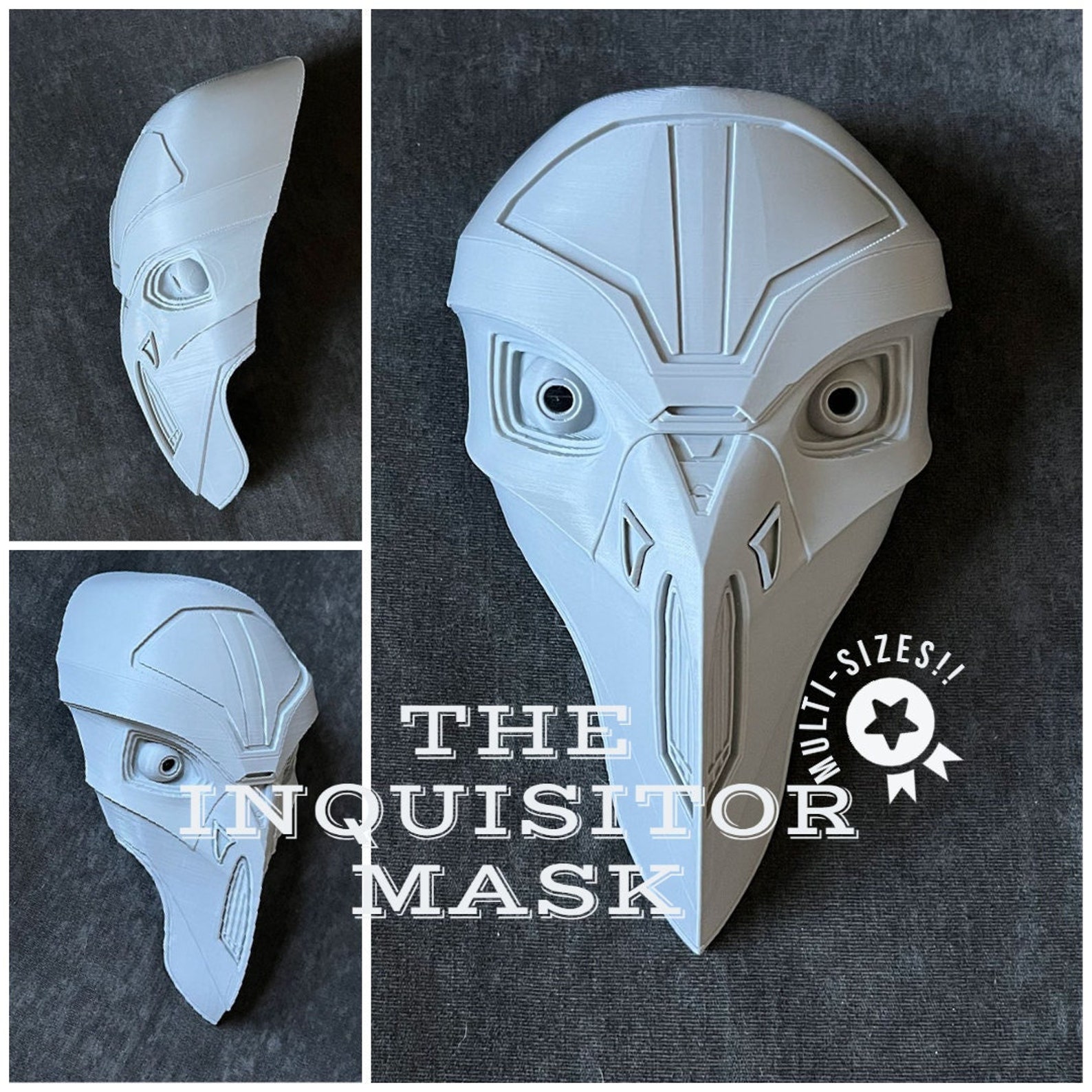 Inquistor Mask Tales of the Jedi Inquisitor Mask, Xth Brother, Sith Mask, Highly ...